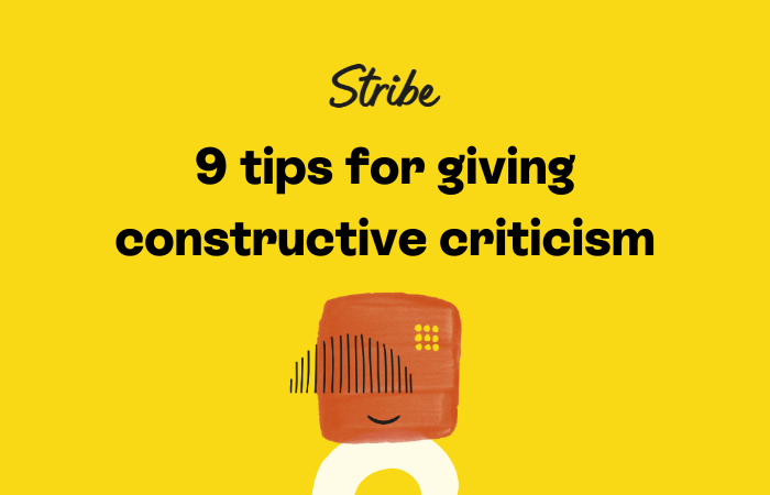9 tips for giving constructive criticism at work | Supplier article ...