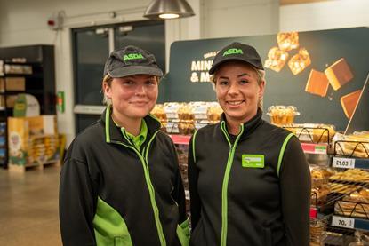 Asda colleagues instore - 2