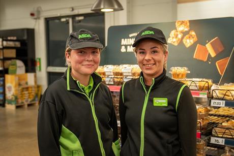 Asda colleagues instore - 2