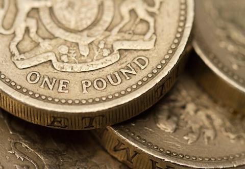 money pound coins