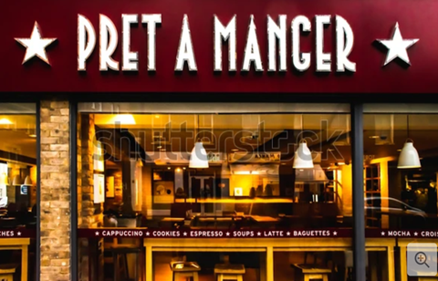 Pret a Manger in bonus U turn