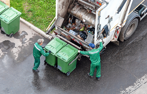 refuse workers