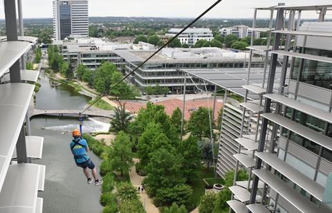 Chiswick Park Zipwire