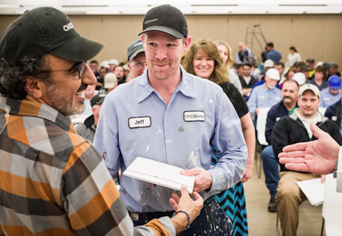 Chobani CEO gives shares to staff