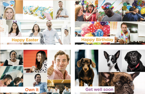 Using e-cards in an employee recognition programme 