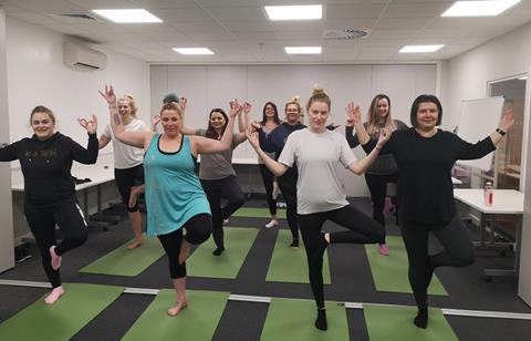 Daisy Comms yoga