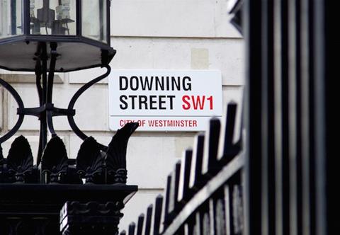 Downing Street sign