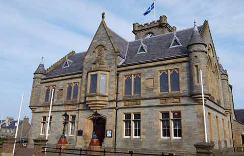 Shetland Islands town hall