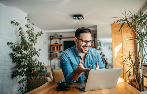 14% of staff buy items to look good in the background on video calls