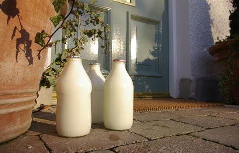 Milk bottles