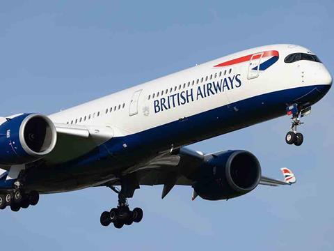 British Airways plane