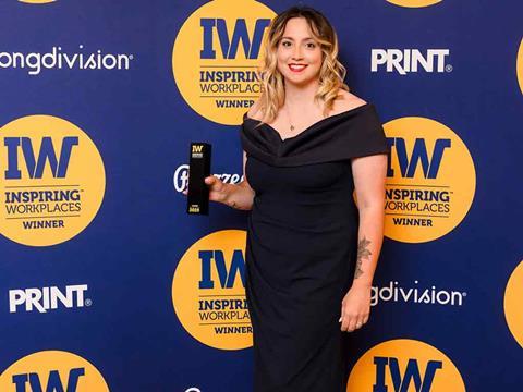 A Payara Services employee at the awards ceremony