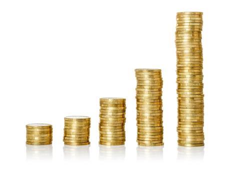 piles of coins