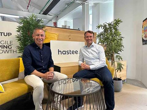 Jaime Jiménez, CEO of Hastee, and George Dunnett, chief growth officer at Zellis